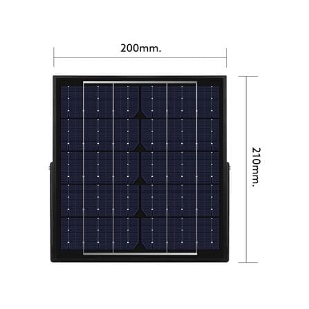 สปอตไลท์ SOLAR LAMPTAN RHINO 50 วัตต์ DAYLIGHT สีดำ_10