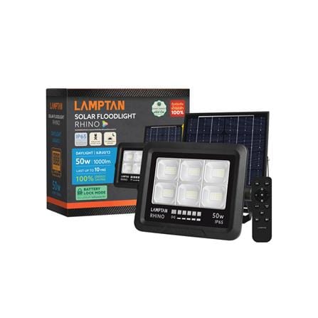 สปอตไลท์ SOLAR LAMPTAN RHINO 50 วัตต์ DAYLIGHT สีดำ_7