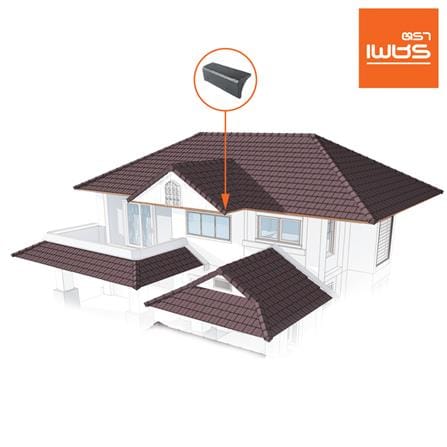 ครอบปิดชาย อดามัสแบบเรียบ ตราเพชร 20x35 ซม. สีเทาแปซิฟิก_1