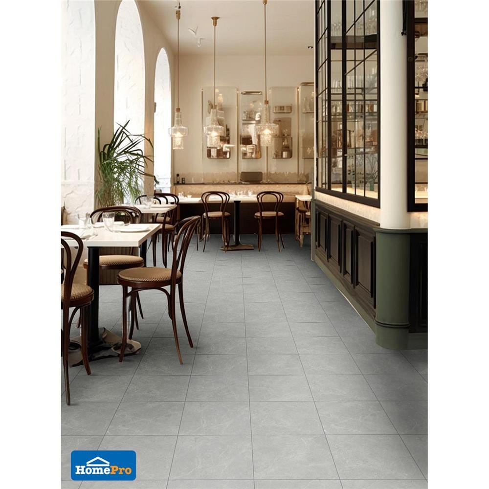 กระเบื้องพื้น 16x16 นิ้ว COTTO ทาร์นี่ เทา EXC PM 0.96 ตร.ม.