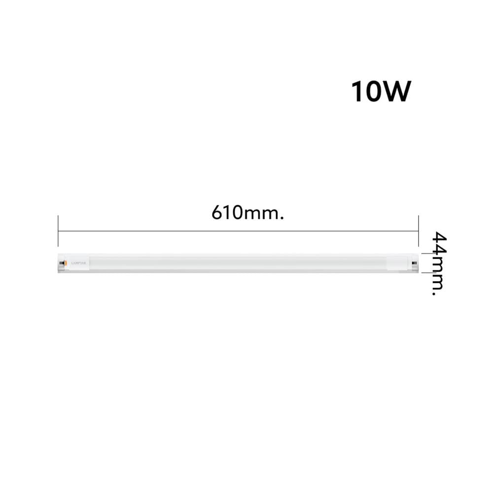 ชุดรางนีออน LED LAMPTAN T8 LYN SLIDE 10 วัตต์ DAYLIGHT