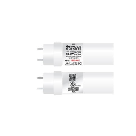 หลอด LED RACER T8 SAFE PLUS DE 18.5 วัตต์ DAYLIGHT G13_7
