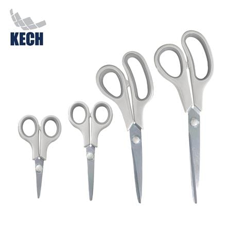 ชุดกรรไกรอเนกประสงค์ KECH สีเทา แพ็ก 4 ชิ้น_0