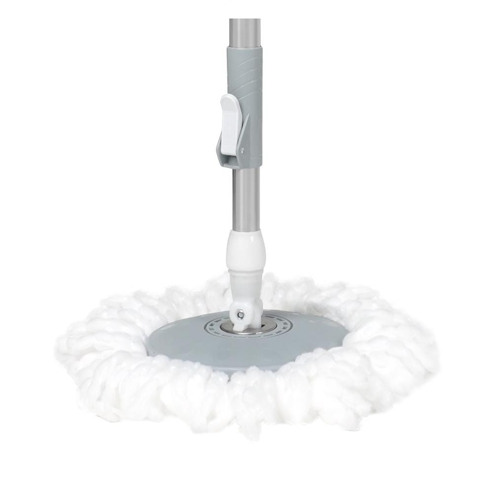 ชุดอุปกรณ์ถังปั่นพร้อมไม้ม็อบ ACCO CLEAN สีขาว/เทา
