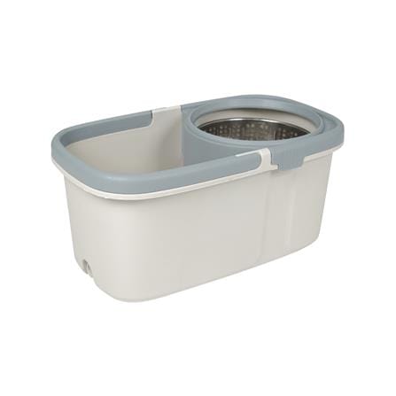 ชุดอุปกรณ์ถังปั่นพร้อมไม้ม็อบ ACCO CLEAN สีขาว/เทา_1