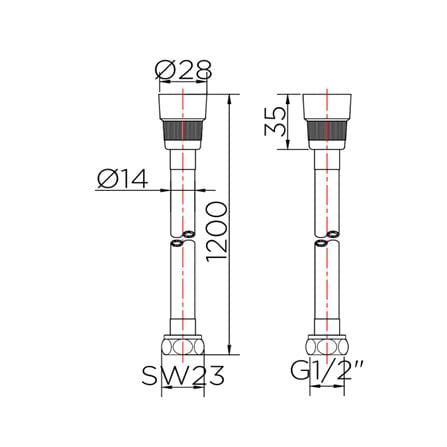 สายฝักบัว PVC KARAT FAUCET KA-04-303-11 120 ซม._3