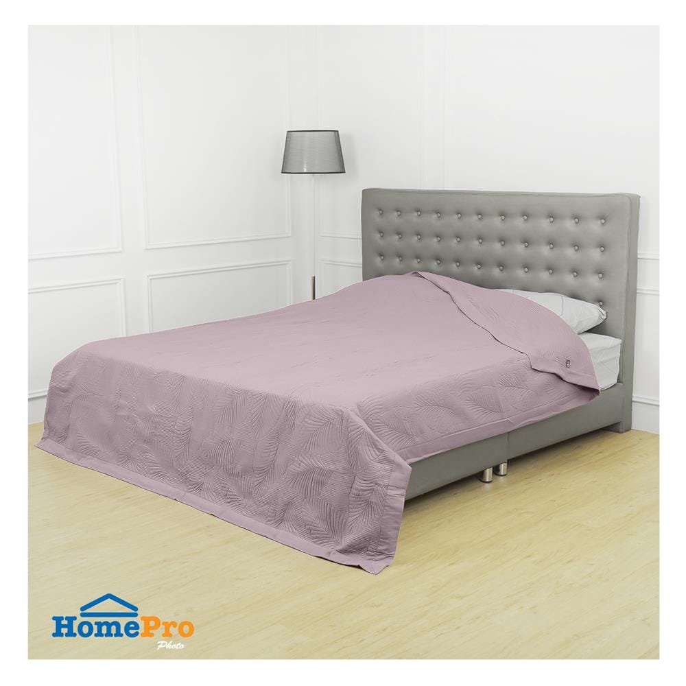 ผ้าคลุมเตียง 6 ฟุต HOME LIVING STYLE SOFIA สี PURPLE