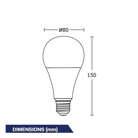 หลอด LED BEC ULTRA-X 18 วัตต์ DAYLIGHT E27_3