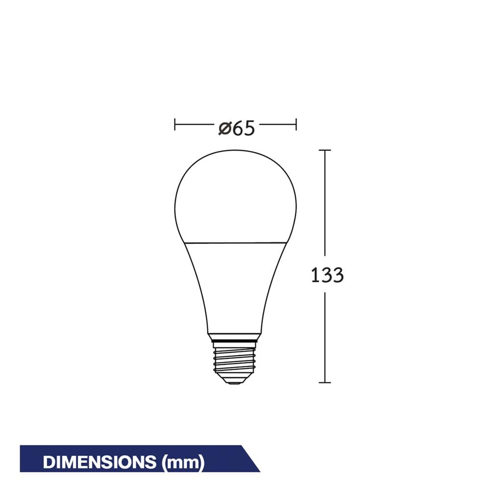หลอด LED BEC ULTRA-X 15 วัตต์ DAYLIGHT E27
