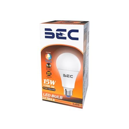 หลอด LED BEC ULTRA-X 15 วัตต์ WARM WHITE E27_1