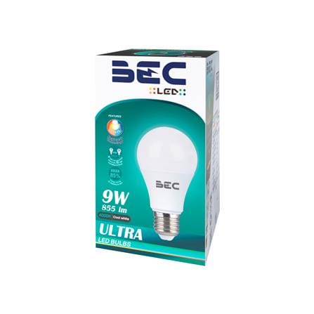 หลอด LED BEC ULTRA-X 9 วัตต์ COOL WHITE E27_1