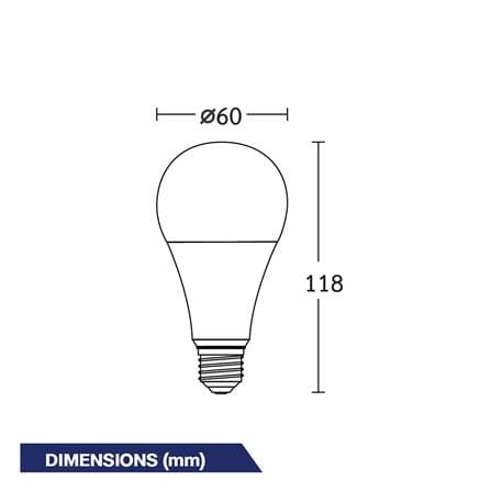 หลอด LED BEC ULTRA-X 13 วัตต์ DAYLIGHT E27_3