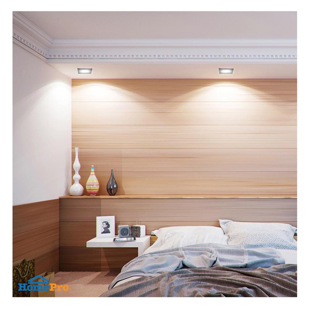 ดาวน์ไลท์ LUMAX 24-05141 7.4 นิ้ว สีดำ เหลี่ยม