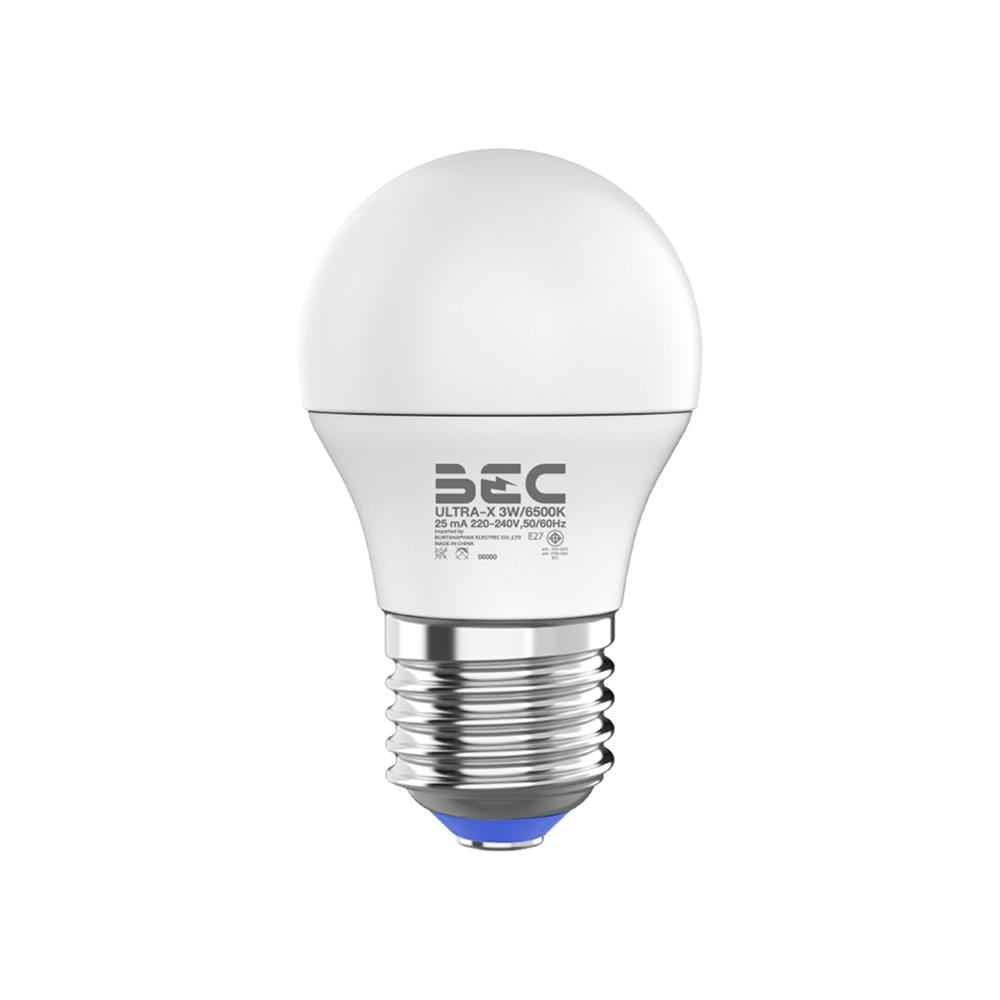 หลอด LED BEC ULTRA-X 3 วัตต์ DAYLIGHT E27