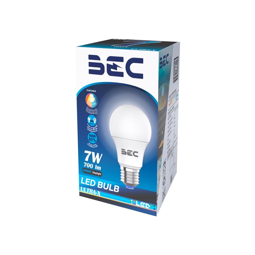 หลอด LED BEC ULTRA-X 7 วัตต์ DAYLIGHT E27