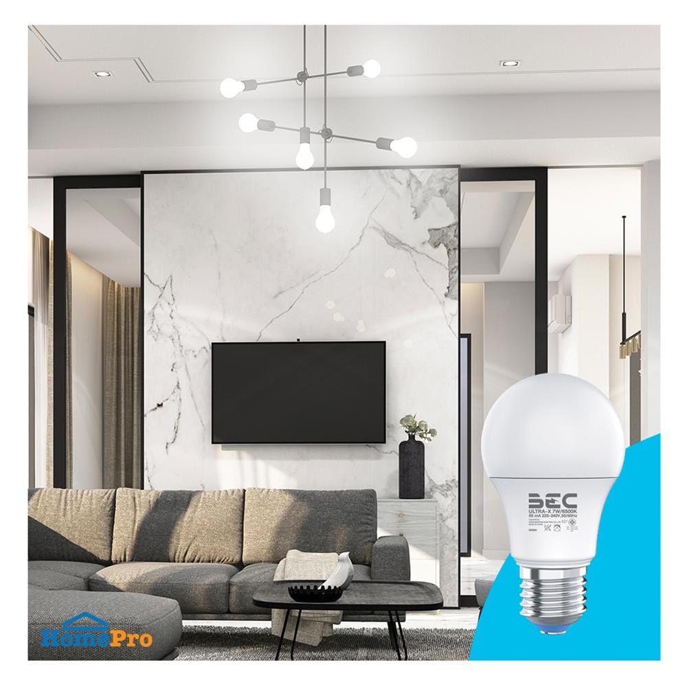 หลอด LED BEC ULTRA-X 7 วัตต์ DAYLIGHT E27