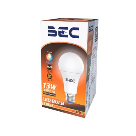หลอด LED BEC ULTRA-X 13 วัตต์ WARM WHITE E27_1