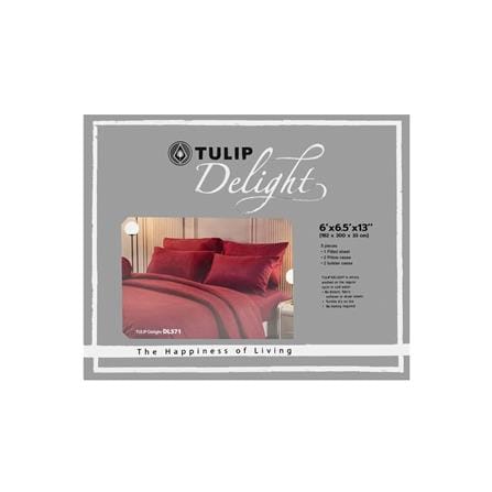 ชุดผ้าปูที่นอน 6 ฟุต 5 ชิ้น TULIP DELIGHT 60056-DL571_3