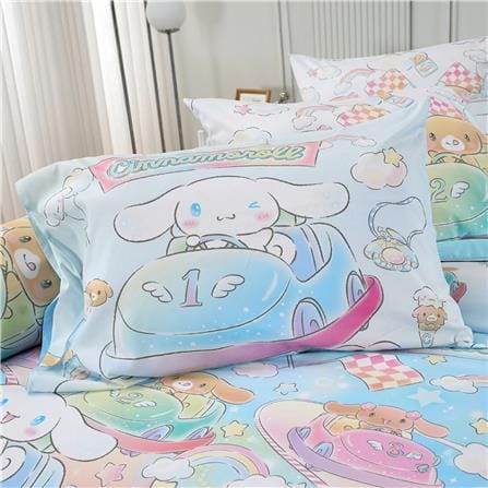 ชุดผ้าปูที่นอน 6 ฟุต (ชุด 5 ชิ้น) JESSICA CINNAMOROLL 21073-JP004_1