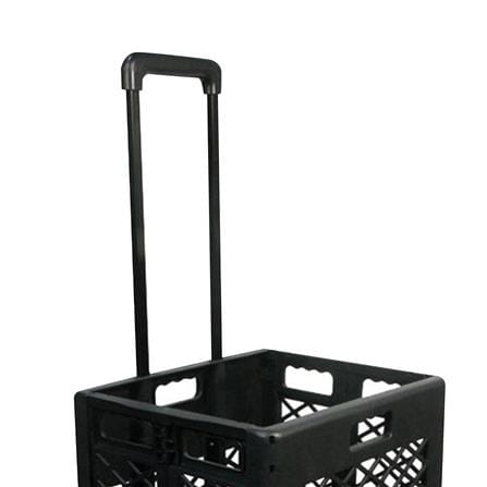 รถเข็นตะกร้าทรงสูงพับได้ MATALL JRWS-8B สีดำ_2