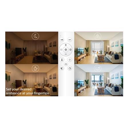 ไฟเพดาน LED PHILIPS CL610 SPARKLE 15 นิ้ว 24 วัตต์ DAYLIGHT/COOL WHITE/WARM WHITE สีขาว_4