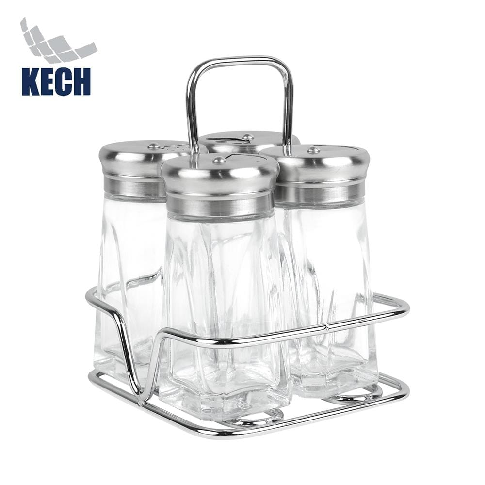 ชุดที่ใส่เครื่องปรุง 4 ช่อง KECH HOUS สเตนเลส
