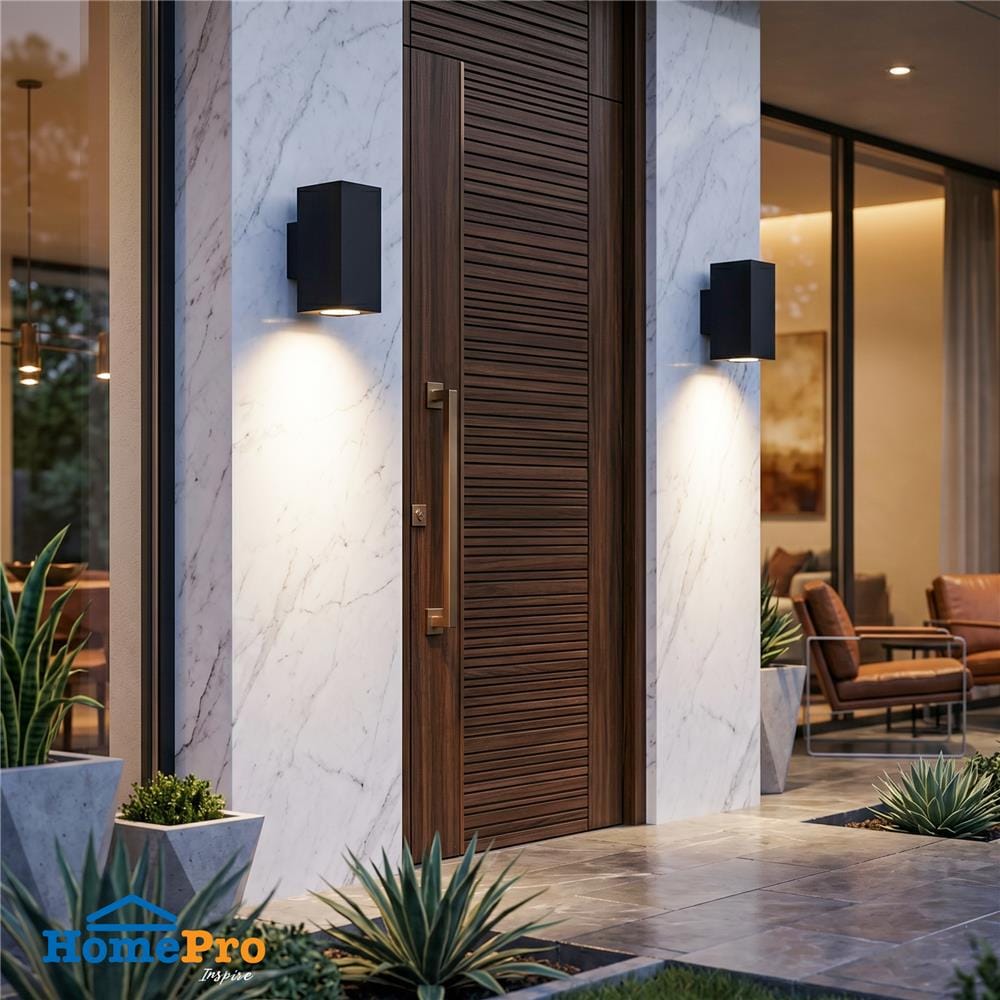 ไฟกิ่งภายนอก LED CARINI BO-T8023 6 วัตต์ WARM WHITE สีดำ