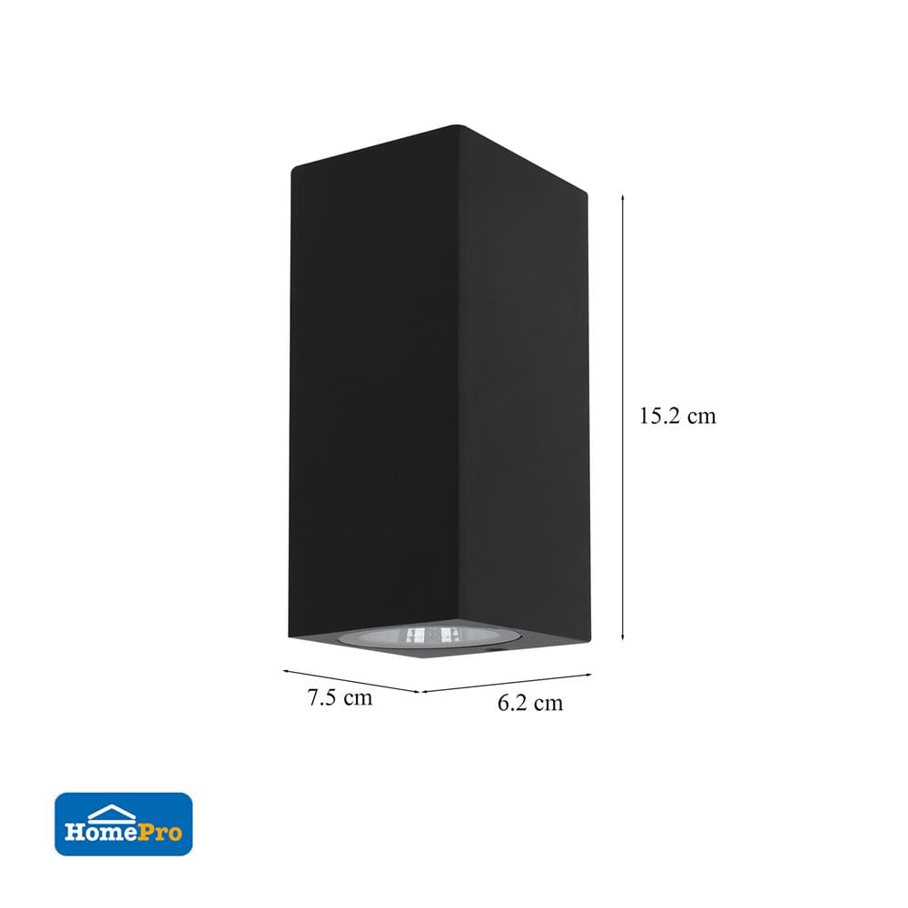 ไฟกิ่งภายนอก LED CARINI BO-T8023 6 วัตต์ WARM WHITE สีดำ