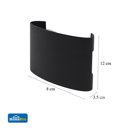 ไฟกิ่งภายนอก LED CARINI BO-T604A 8 วัตต์ WARM WHITE สีดำ_6