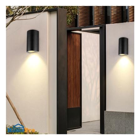 ไฟผนังภายนอก L&E 36-01911 สีดำ_4
