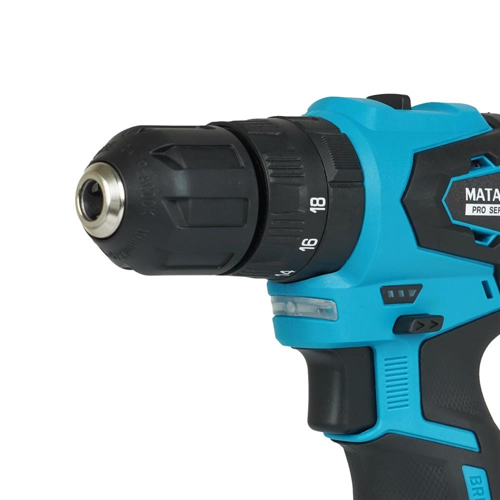 สว่านกระแทกไร้สาย (พร้อมแบตเตอรี่) MATALL PRO CD1036T BL 12 โวลต์
