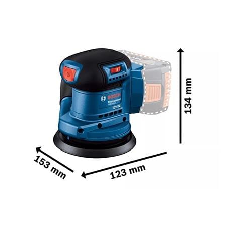 เครื่องขัดกระดาษทรายไร้สาย (เฉพาะตัวเครื่อง) BOSCH GEX 185-LI 18 โวลต์_1