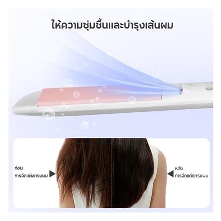 เครื่องหนีบผม SIMPLUS ZFBA002WB01 สีขาว/ฟ้า_5