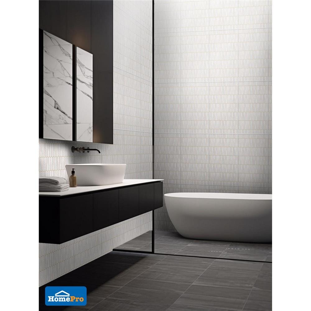 กระเบื้องผนัง 30x60 ซม. EAST ATHENA แอรีส ไวท์ A 1.44 ตร.ม.