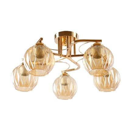 ไฟถาด NEOLIGHT 19137-5FG สีทอง/ชา 5 หัว