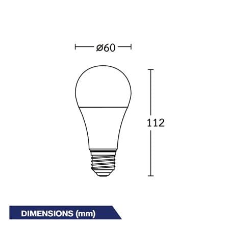 หลอด LED BEC ULTRA-X 11 วัตต์ DAYLIGHT E27 แพ็ก 4 ชิ้น_4