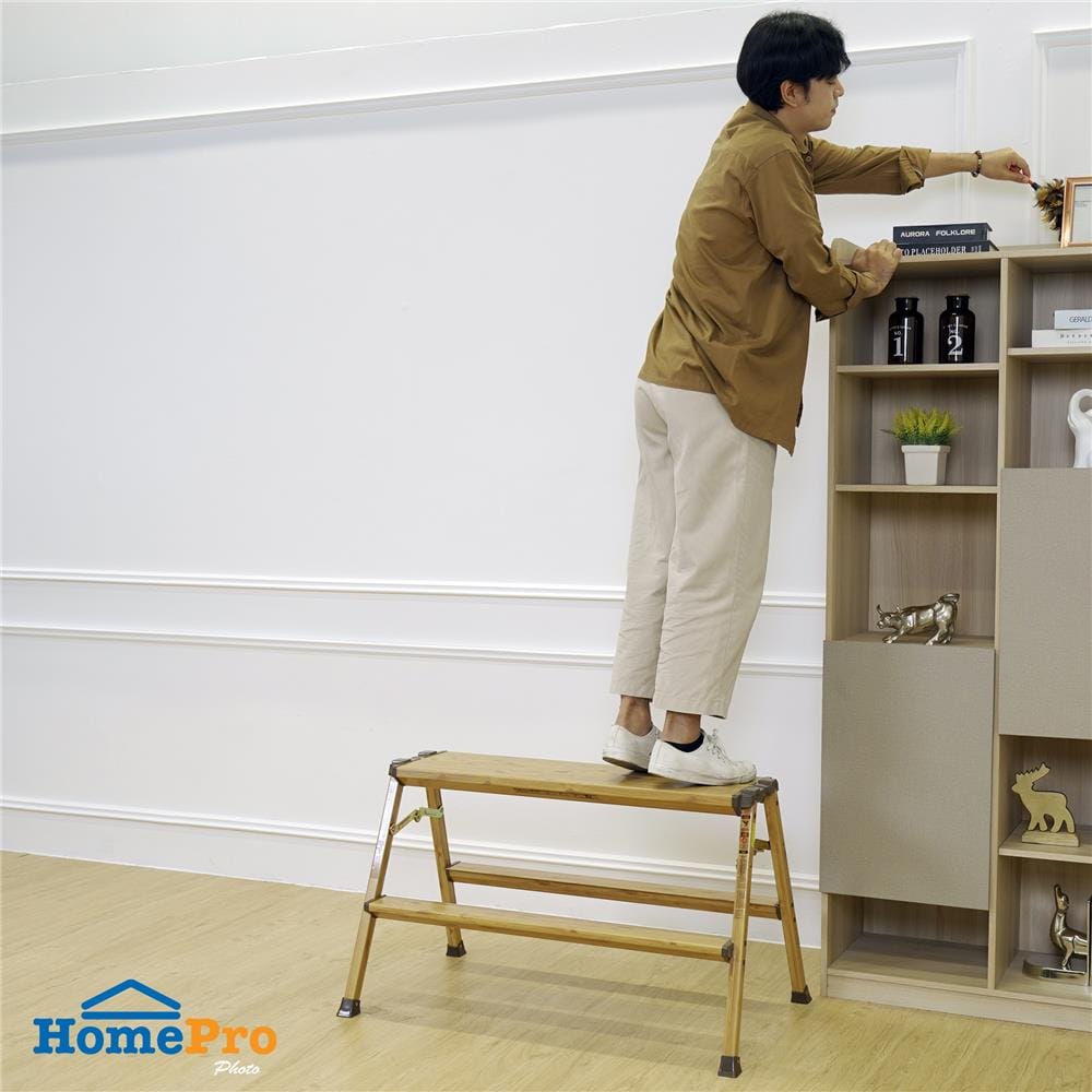 บันไดอเนกประสงค์ MATALL DAT-KW2-90 2 ขั้น ลายไม้