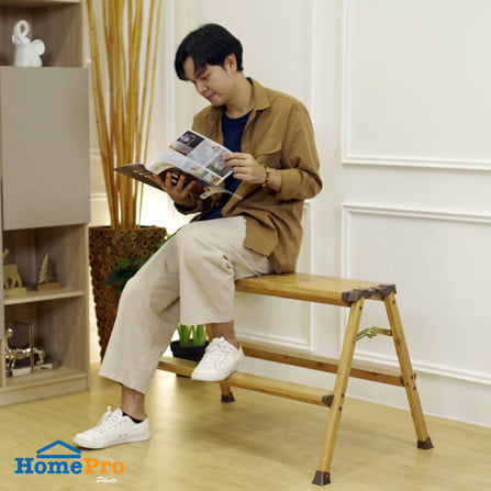 บันไดอเนกประสงค์ MATALL DAT-KW2-90 2 ขั้น ลายไม้_4