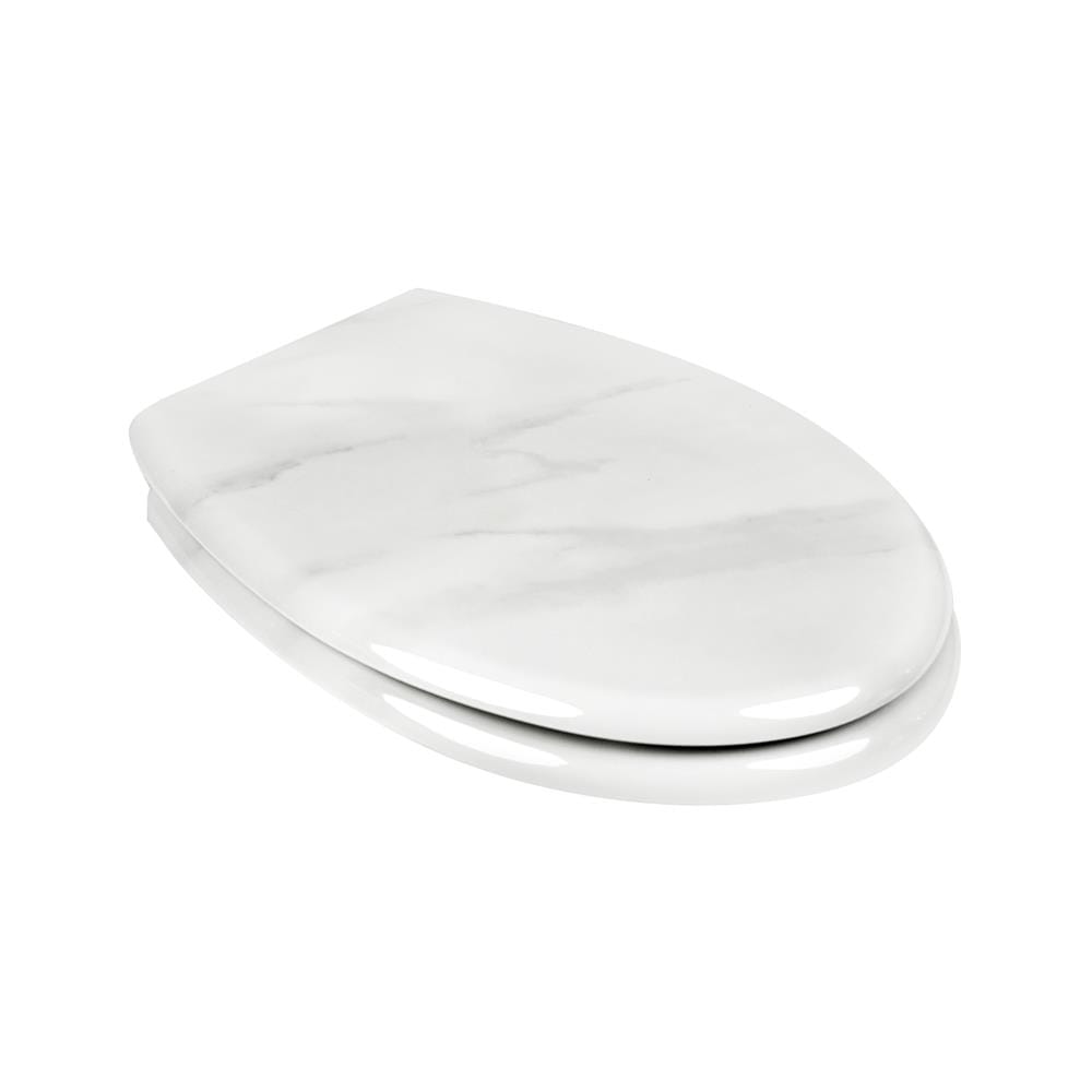 ฝารองนั่ง MOYA DUROPLAST 23EVD02 ลายหินอ่อนขาว
