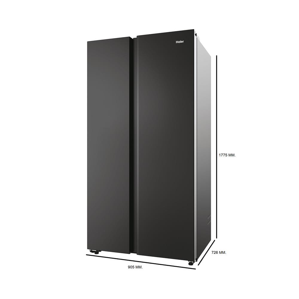 ตู้เย็น SIDE BY SIDE HAIER HRF-SBS636MS 21.7 คิว สีดำ อินเวอร์เตอร์