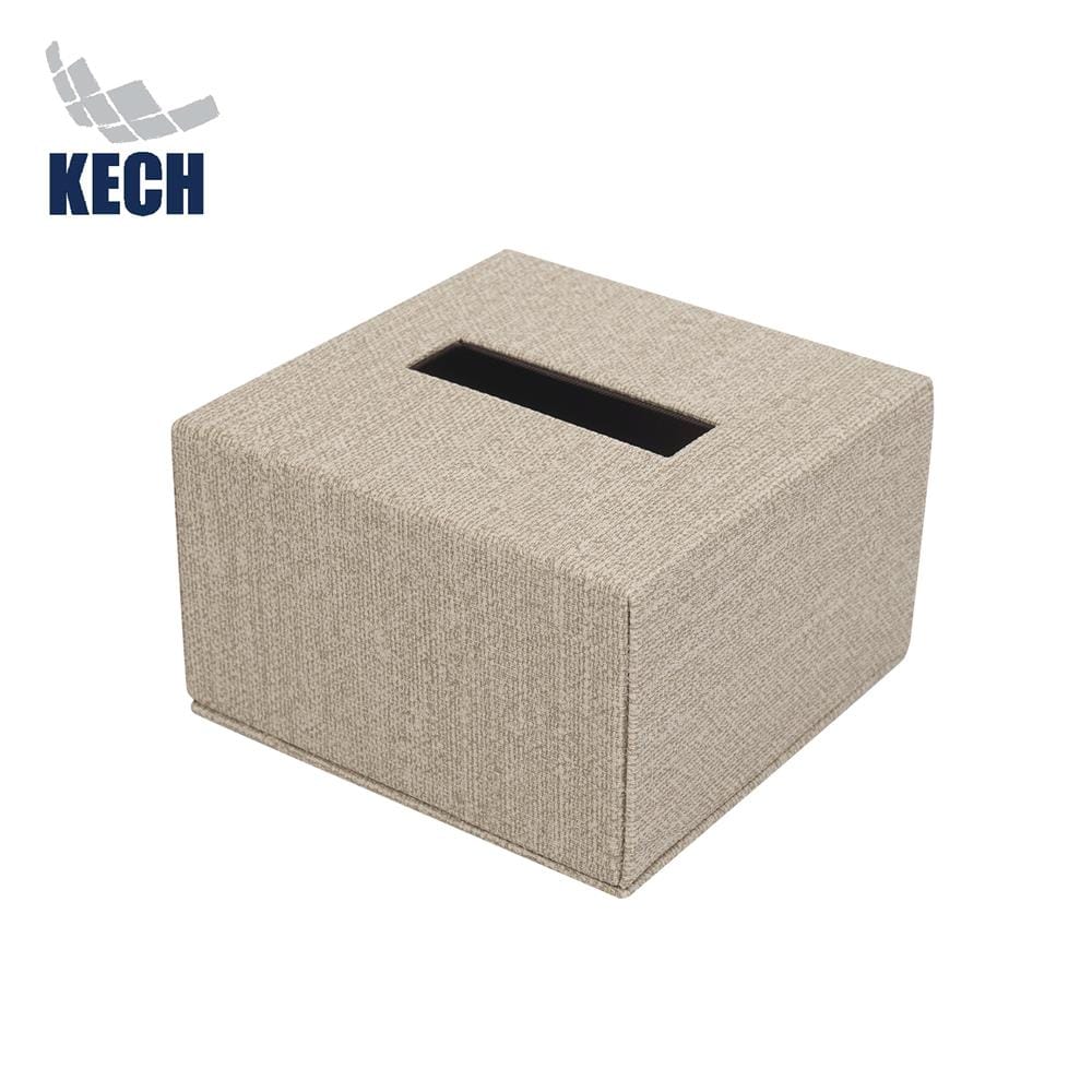 กล่องทิชชู่ POPUP PVC KECH RIPON สีน้ำตาล