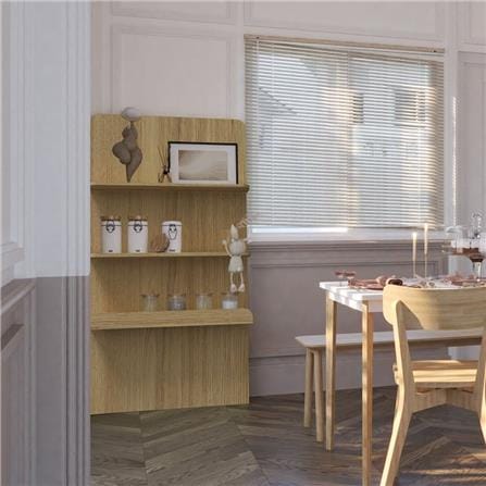 ชั้นวางของโล่ง SB FURNITURE MELLOE 19216513 80 ซม. สีแคนยอนโอ๊ค_6