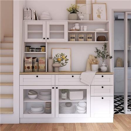ตู้สูง SB FURNITURE ROHAN 19211944 160 ซม. สีขาว_4