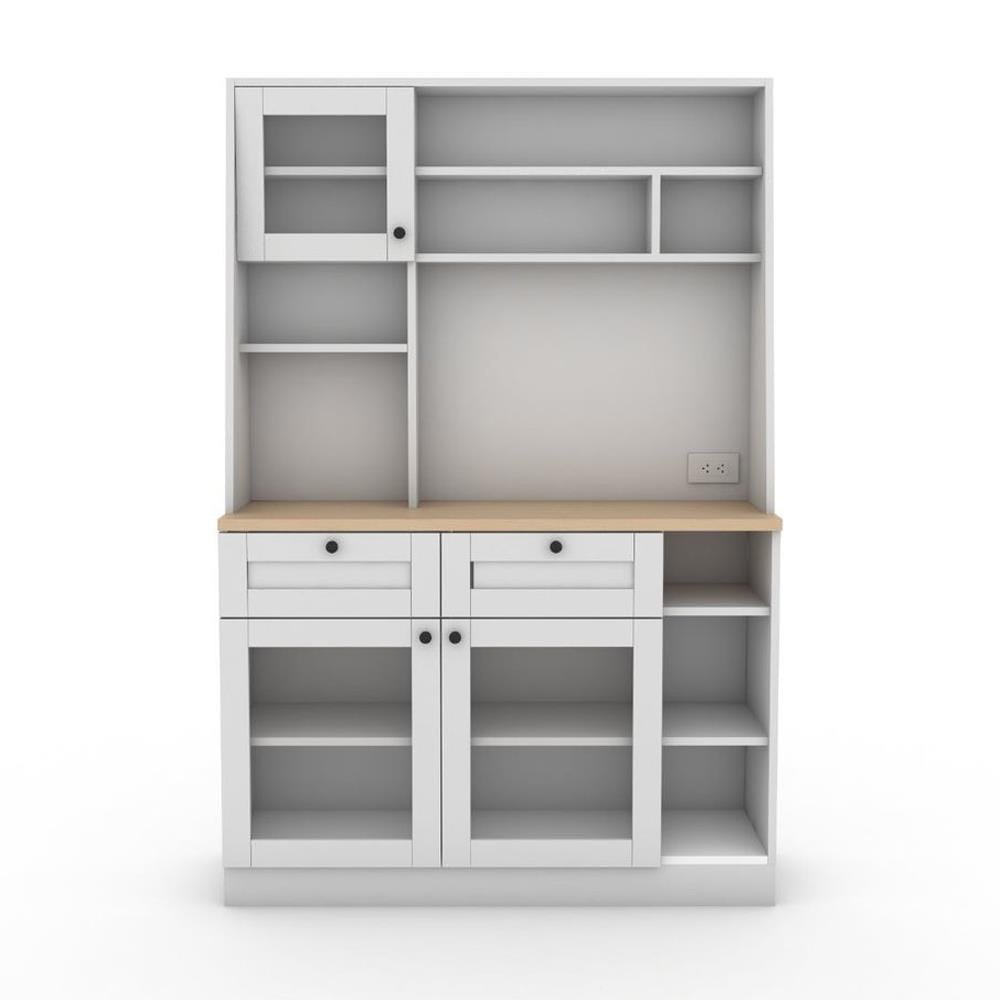 ตู้สูง SB FURNITURE ROHAN 19211943 120 ซม. สีขาว