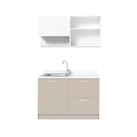 ครัวสำเร็จรูปท็อปซิงค์ CABIN RYU 1.2 ม. สีเบจ_1