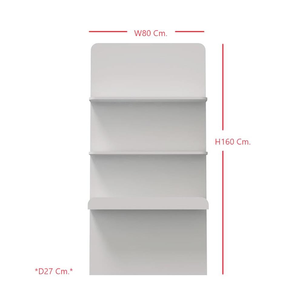 ชั้นวางของโล่ง SB FURNITURE MELLOE 19216512 80 ซม. สีขาว