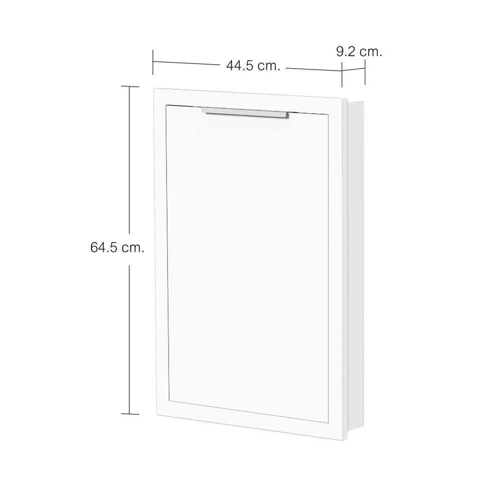 บานซิงค์เดี่ยว CABIN HANS 45x65 ซม. สีขาว