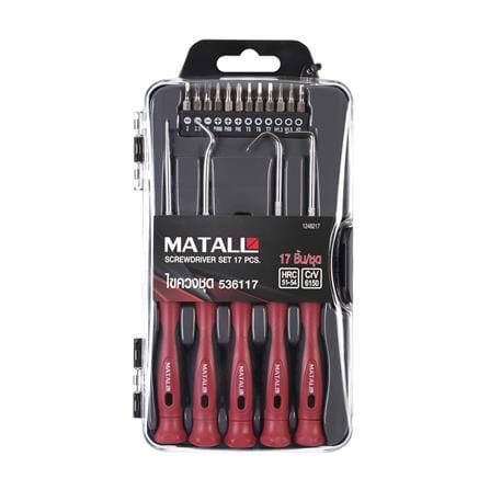 ไขควงอเนกประสงค์ MATALL 536117 17 ชิ้น/ชุด_1