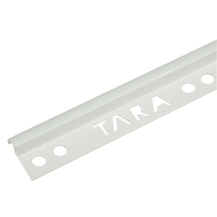 คิ้ว PVC TARA 10 มม. โค้ง สีขาว 2 ม._0