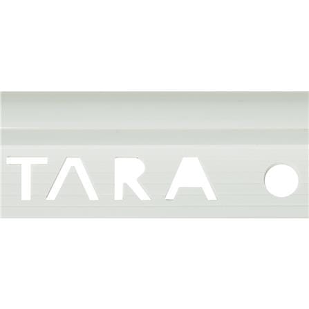 คิ้ว PVC TARA 10 มม. โค้ง สีขาว 2 ม._1